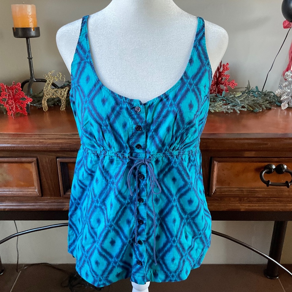 New York & Company Cami. Size XS. Blue & Teal